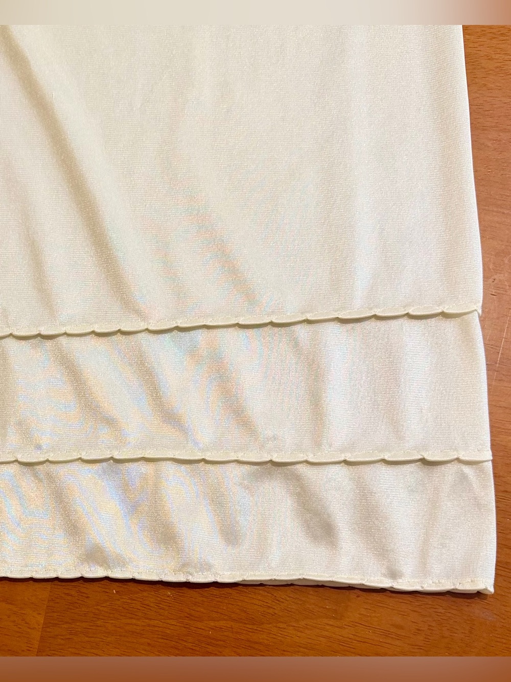 Vintage 70s Wondermaid Ivory Nylon Pettipants Slip Shorts Bloomers Sz L - Picture 3 of 8